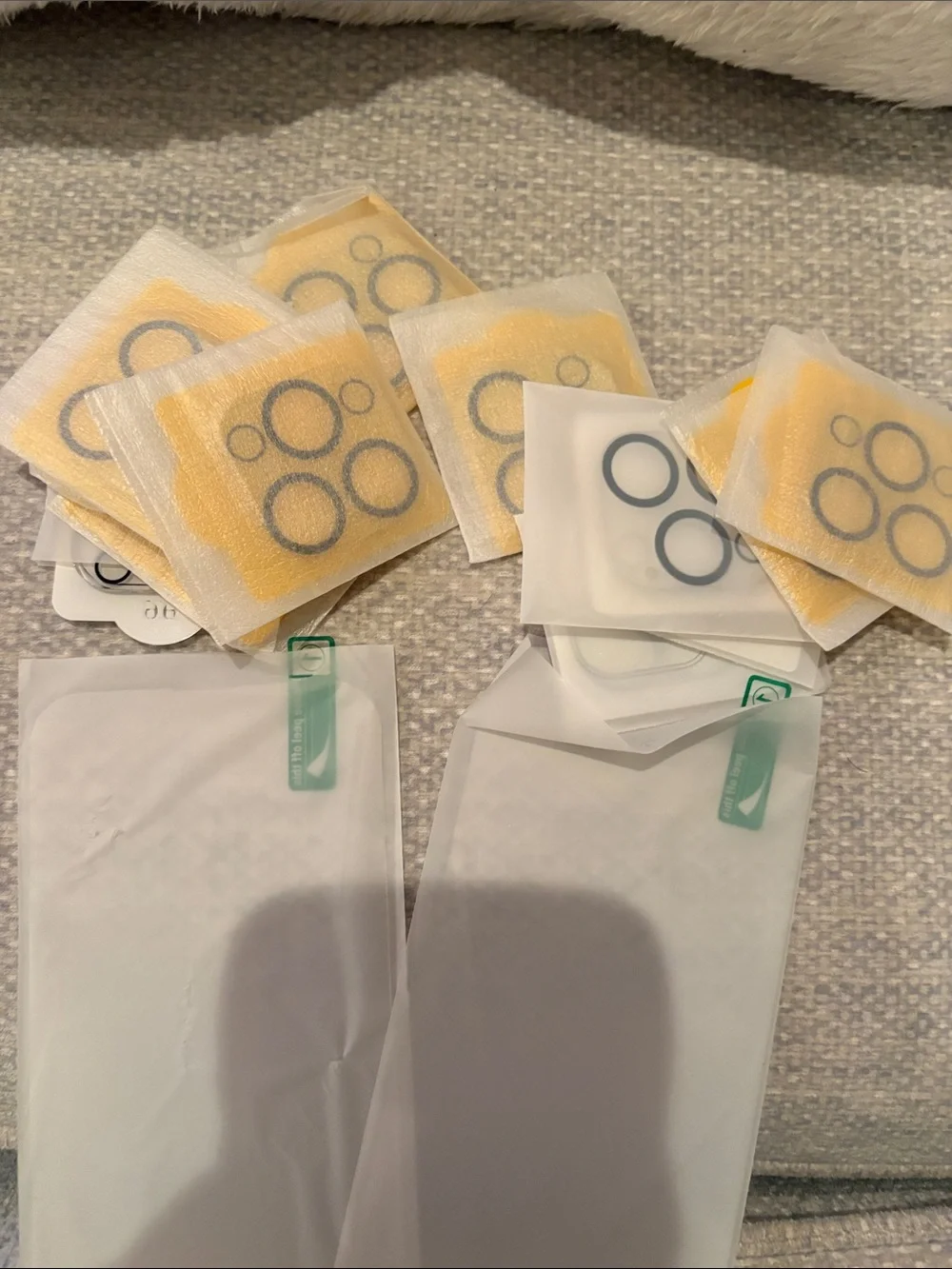 NWT Iphone 14 PRO MAX BUNDLE 2x tempered Protectors + 12 Camera Lens protectors